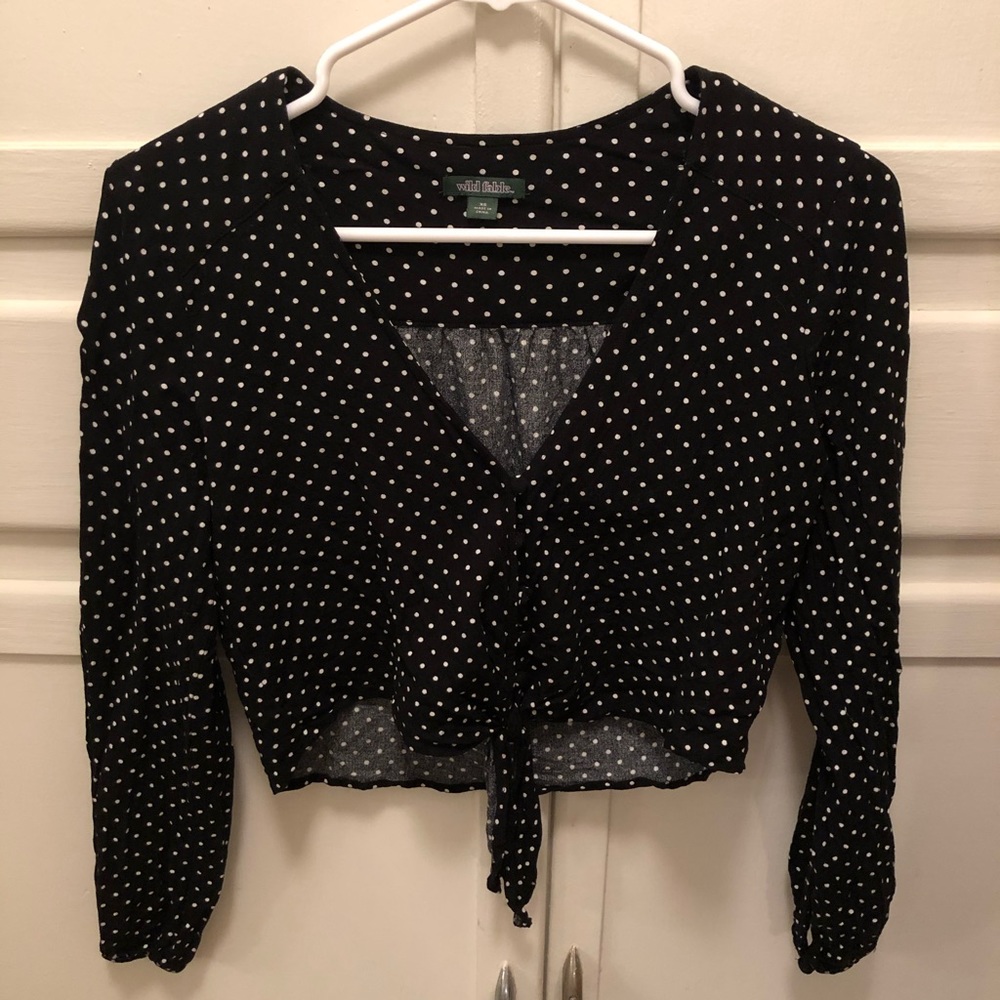 Polka dot blouse
